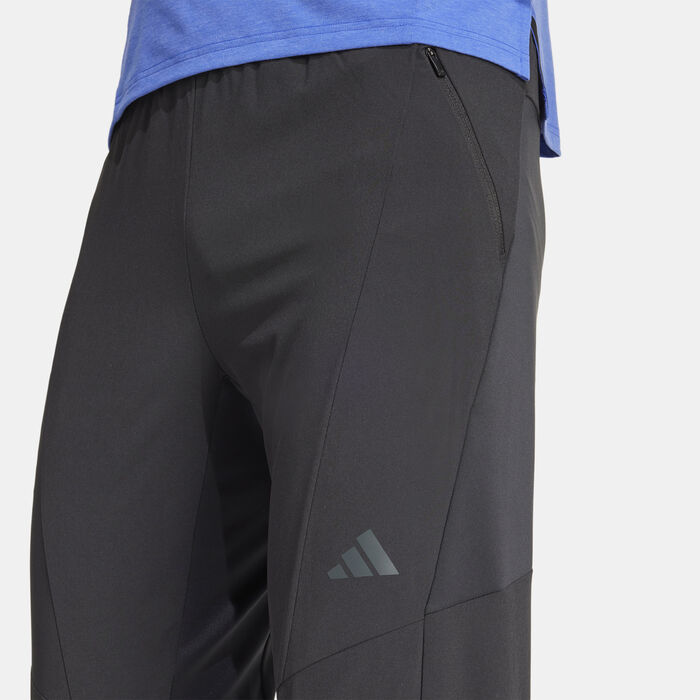 adidas Men's Designed for Training Hybrid Pants Black image number 4
