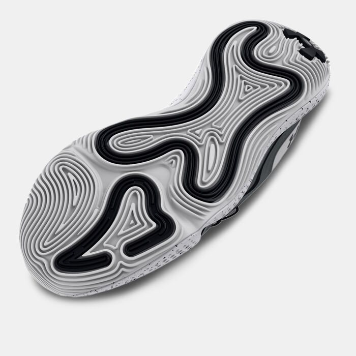 Under Armour Spawn 6 Basketball Shoes Grey image number 3