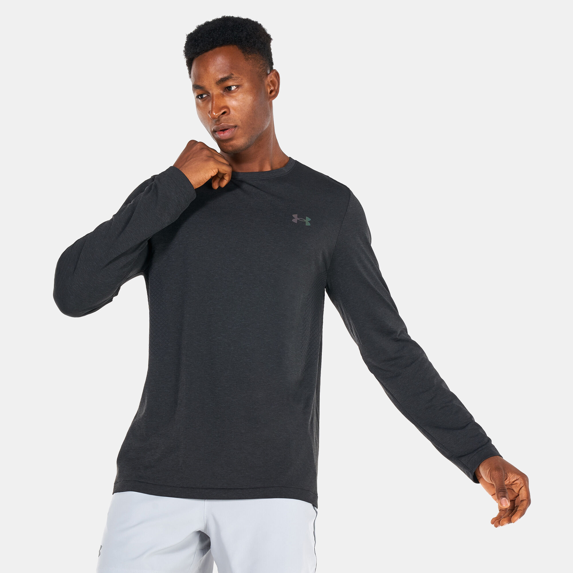 Under armour men's sales waffle long sleeve shirt