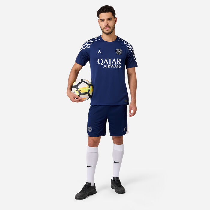 Jordan Men's Paris Saint-Germain 24/25 4th Replica Football Jersey Blue image number 2