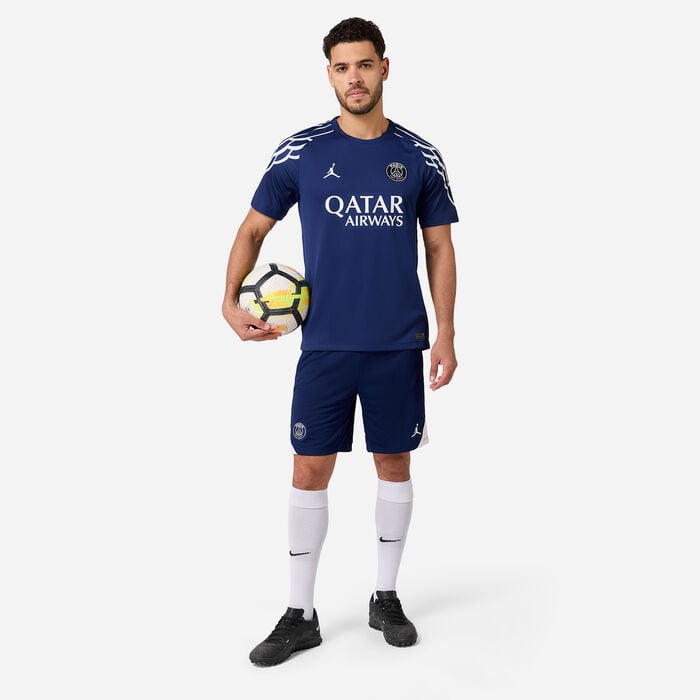 Jordan Men's Paris Saint-Germain 24/25 4th Replica Football Jersey Blue Jordan Men's Paris Saint-Germain 24/25 4th Replica Football Jersey Blue image number 2