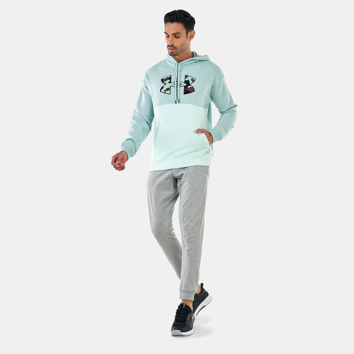 Men's UA Rival Fleece Colourblock Hoodie Men's UA Rival Fleece Colourblock Hoodie image number 2