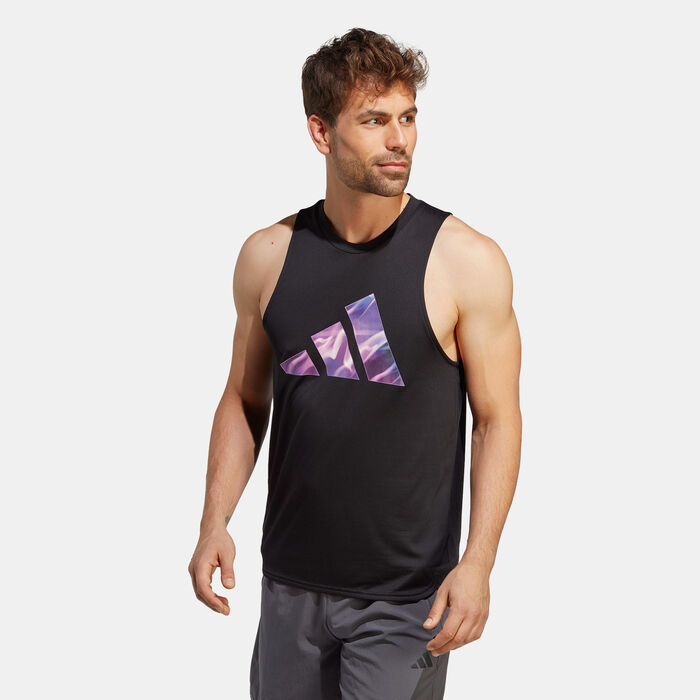 adidas Men's Designed for Movement HIIT Training Tank Top Black image number 0