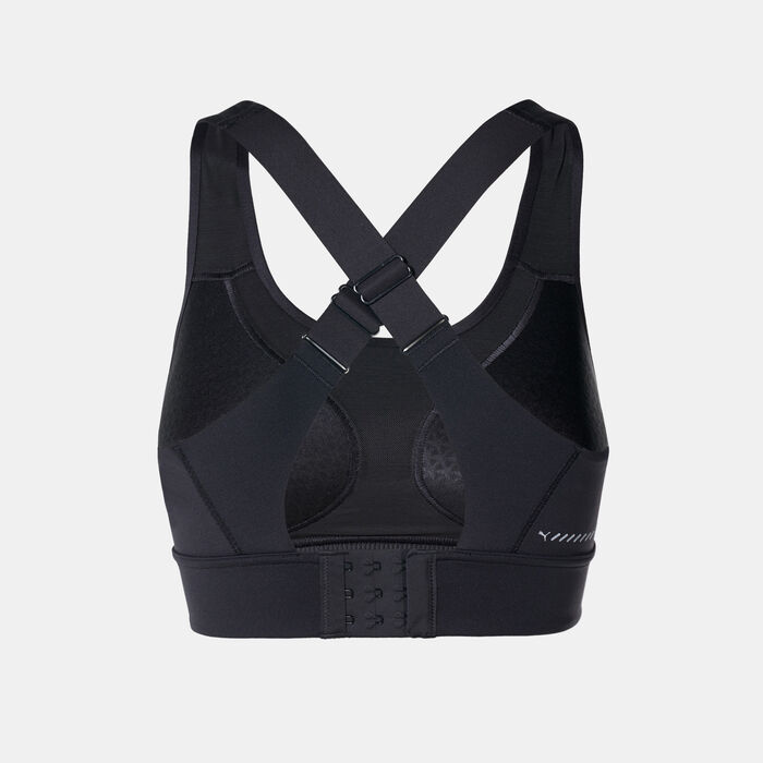 PUMA Women's PWRbreathe Running Sports Bra Black PUMA Women's PWRbreathe Running Sports Bra Black image number 1