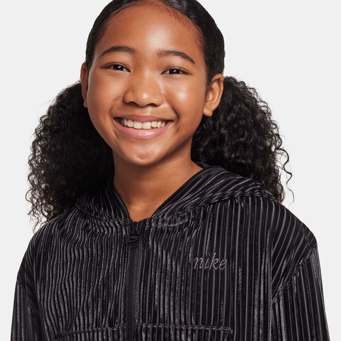 Nike Kids' Sportswear Full-Zip Hoodie Black Nike Kids' Sportswear Full-Zip Hoodie Black image number 3
