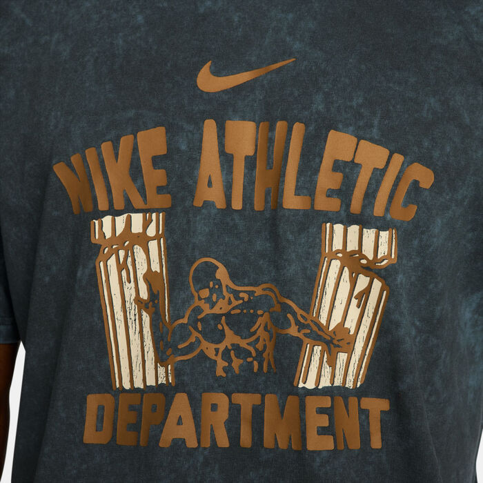 Nike Men's Max90 Gym Heritage T-Shirt Green image number 2