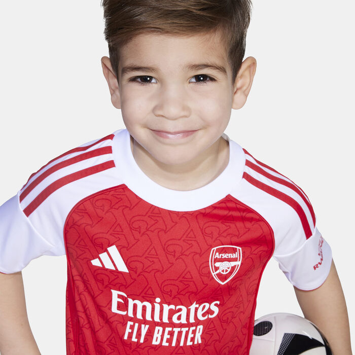 adidas Kids' Arsenal 25/26 Home Replica Football Kit Red adidas Kids' Arsenal 25/26 Home Replica Football Kit Red image number 3