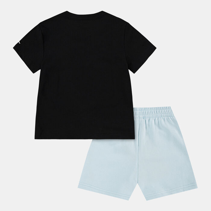 Nike Kids' MJ Flight Essentials T-Shirt and Shorts Set Blue Nike Kids' MJ Flight Essentials T-Shirt and Shorts Set Blue image number 1