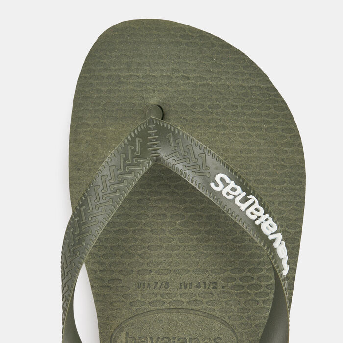 Havaianas Men's Top Logo Filete Flip Flops Green Havaianas Men's Top Logo Filete Flip Flops Green image number 2