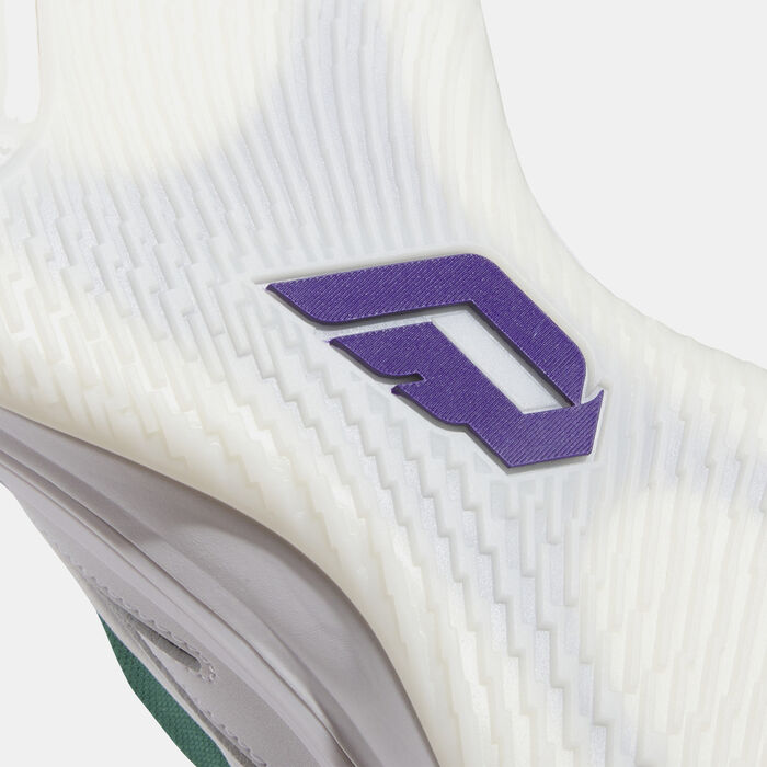 adidas Men's Dame 9 Low Basketball Shoes White image number 5