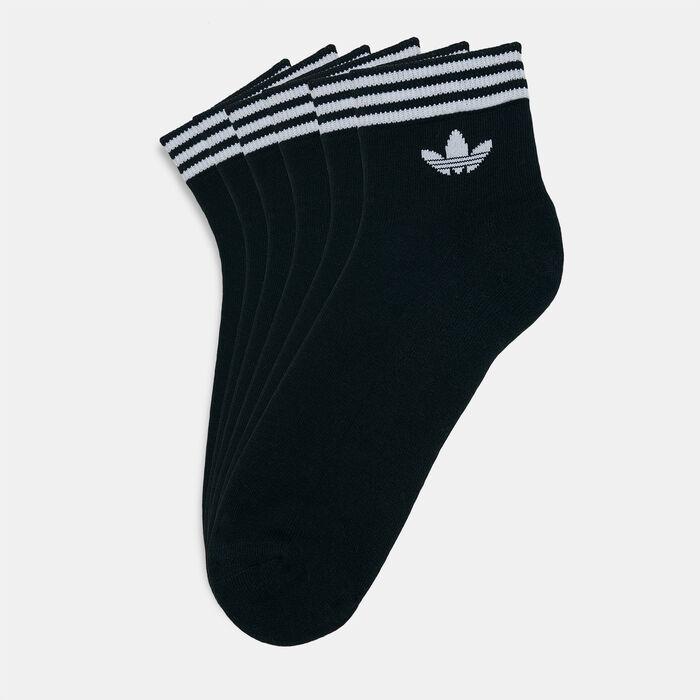 adidas Originals Men's Trefoil Ankle Socks (3 Pack) Black image number 0