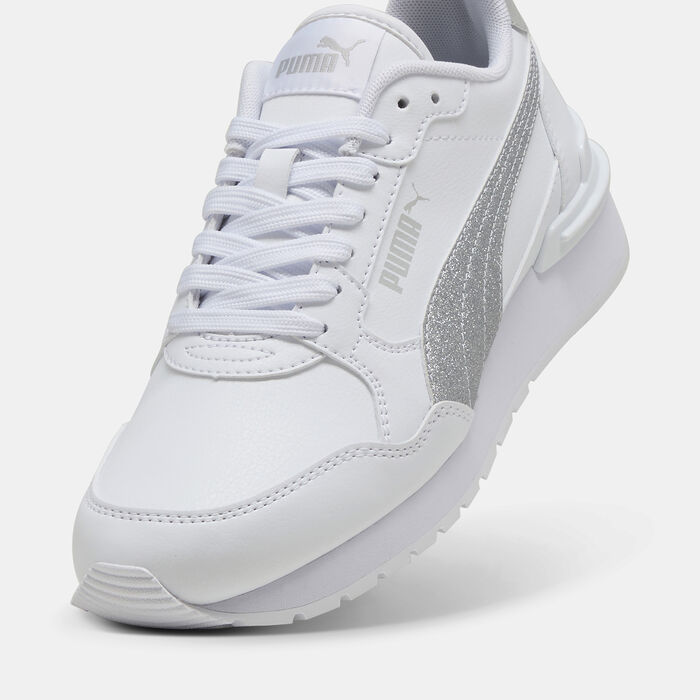 PUMA Kids' ST Runner v4 SL Shoes White PUMA Kids' ST Runner v4 SL Shoes White image number 4