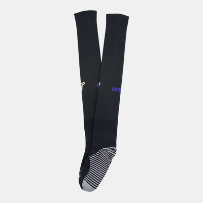 Nike FC Barcelona Strike Away Football Over-The-Calf Socks Black Nike FC Barcelona Strike Away Football Over-The-Calf Socks Black