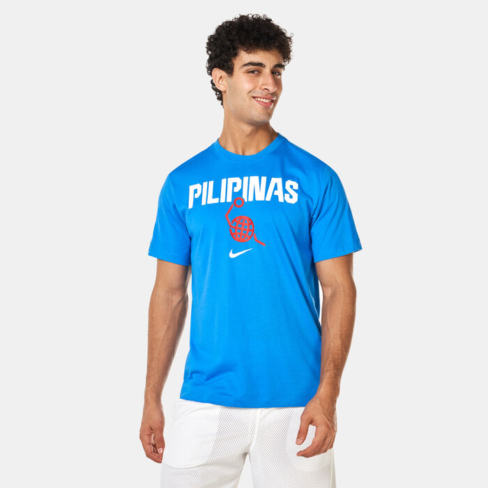 Nike Men's Philippines Dri-FIT Basketball T-Shirt Blue image number 0