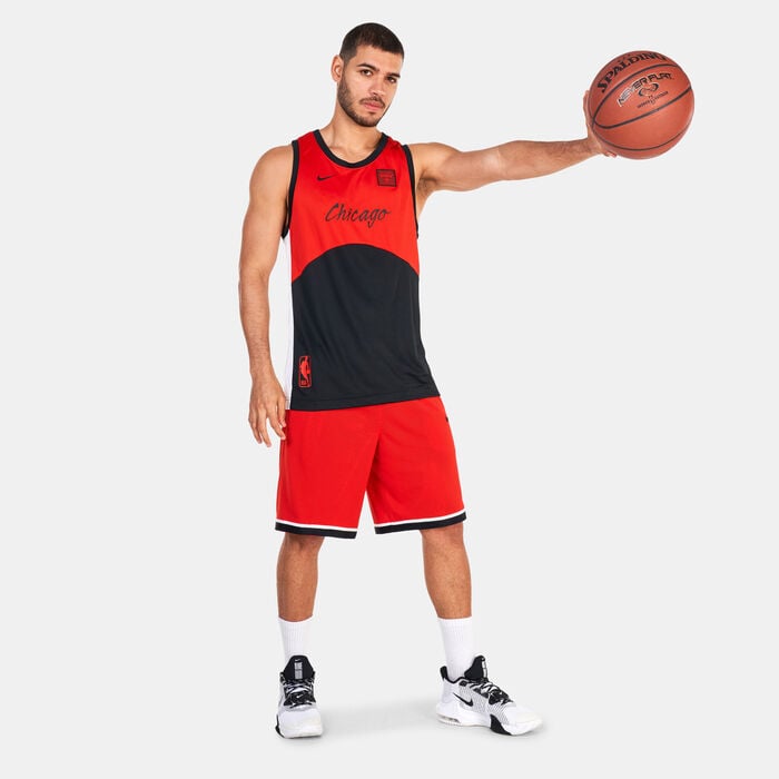 Nike Men's Dri-FIT Chicago Bulls Starting 5 NBA Basketball Jersey Red Nike Men's Dri-FIT Chicago Bulls Starting 5 NBA Basketball Jersey Red image number 2
