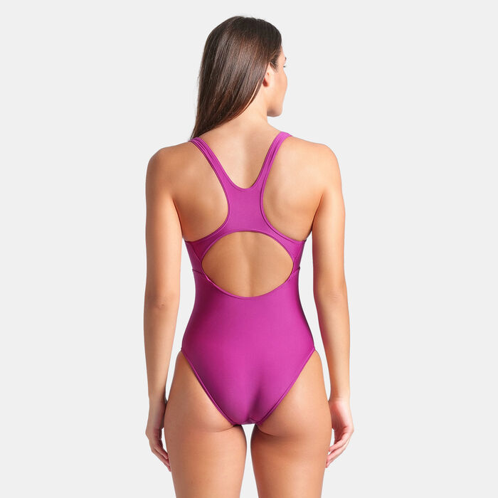 Arena Women's Solid Control One-Piece Swimsuit Purple image number 1
