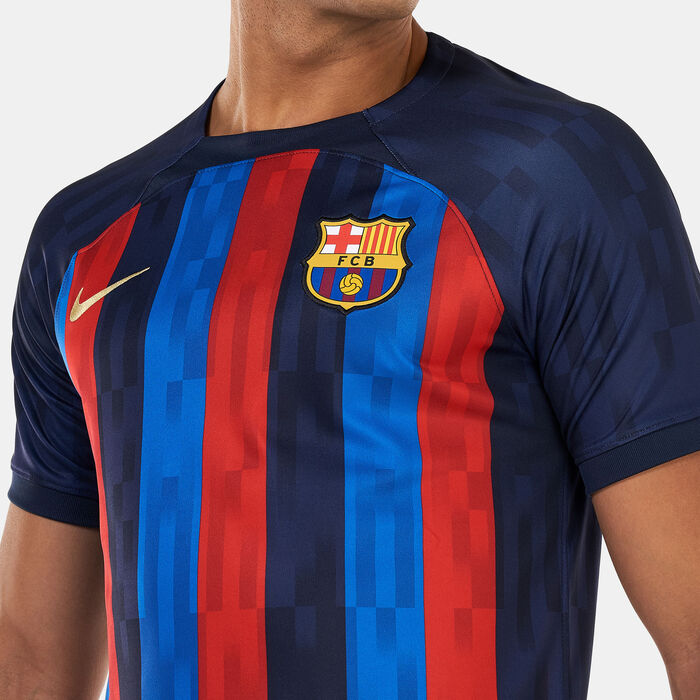 Nike Men's Dri-FIT F.C. Barcelona Stadium Home Jersey - 20222/23 Blue Nike Men's Dri-FIT F.C. Barcelona Stadium Home Jersey - 20222/23 Blue image number 3