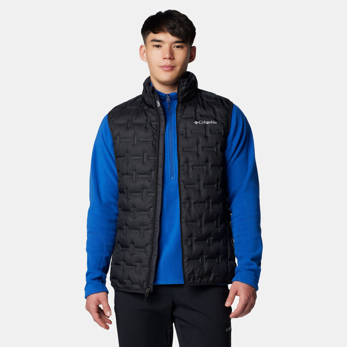 Columbia Men's Delta Ridge II Down Hiking Vest Black Columbia Men's Delta Ridge II Down Hiking Vest Black image number 0