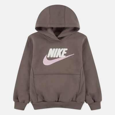 Nike Kids' Club Chenille Hoodie Brown Nike Kids' Club Chenille Hoodie Brown