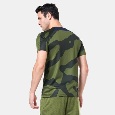 Jordan Men's Paris Saint-Germain Academy Pro Fourth Dri-FIT Football Pre-Match Top Green