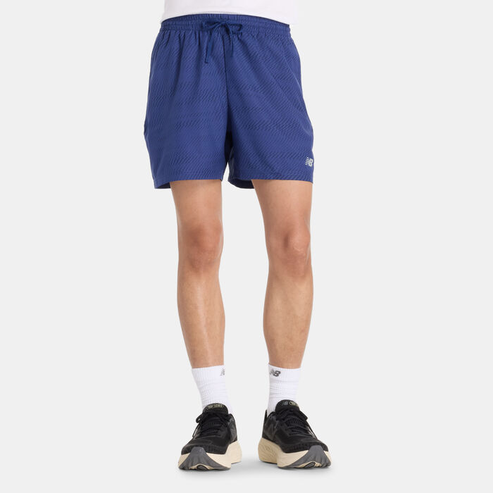 New Balance Men's Sport Essentials Printed Training Shorts Blue image number 0