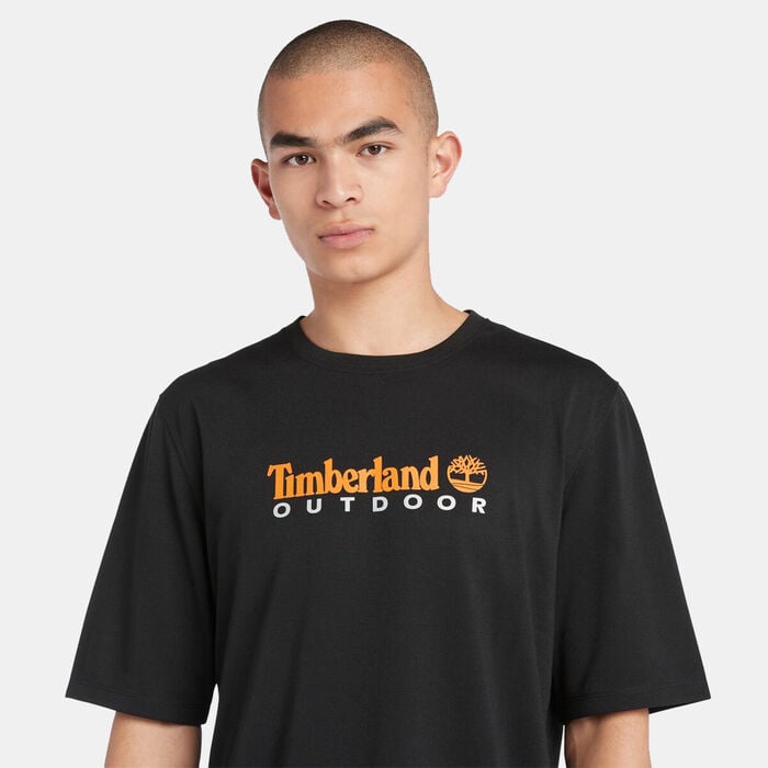 Timberland Men's UV Protection Outdoor Graphic T-Shirt Black Timberland Men's UV Protection Outdoor Graphic T-Shirt Black image number 3