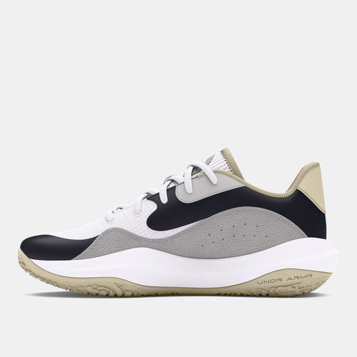 Under Armour Lockdown 7 Low Basketball Shoes White Under Armour Lockdown 7 Low Basketball Shoes White image number 2