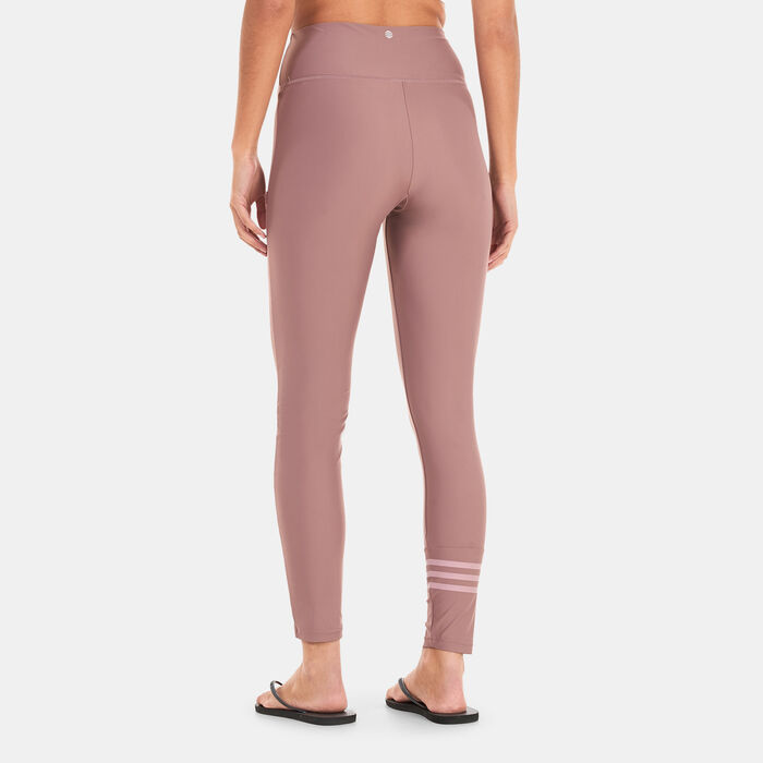 adidas Women's 3-Stripes Swimming Pant Pink adidas Women's 3-Stripes Swimming Pant Pink image number 1