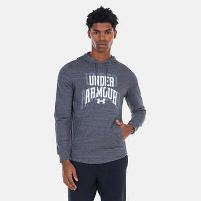 Under Armour Men's UA Rival Terry Graphic Hoodie Grey