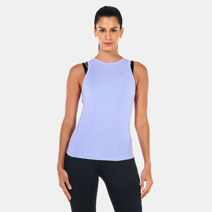 Nike Women’s Yoga Dri-FIT Luxe Tank Top Purple image number 0