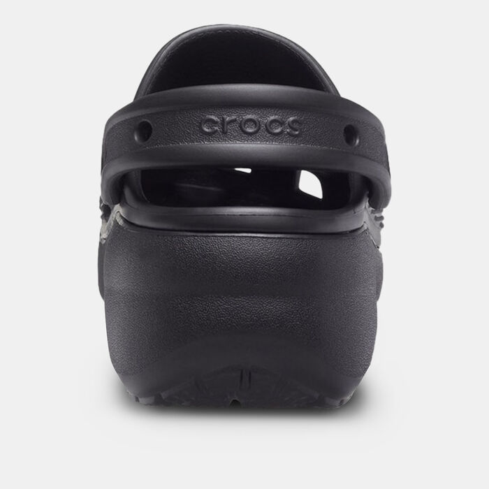 Crocs Women's Classic Platform Clogs Black image number 6