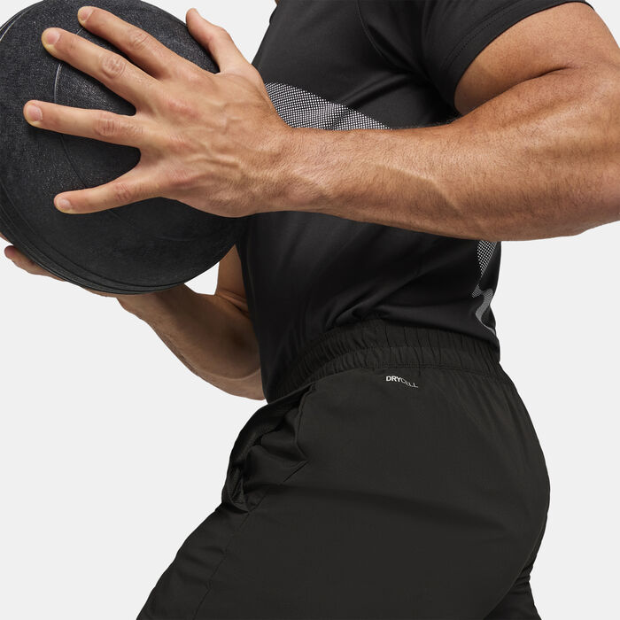 PUMA Men's Train All Day Big Logo Woven Pants Black image number 3