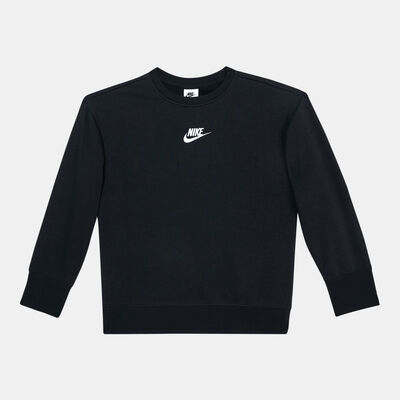 Nike Kids' Sportswear Fleece Sweatshirt Black Nike Kids' Sportswear Fleece Sweatshirt Black