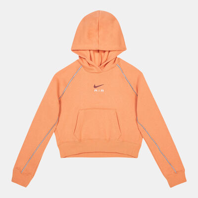 Nike Kids' Air French Terry Crop Hoodie (Older Kids) Orange Nike Kids' Air French Terry Crop Hoodie (Older Kids) Orange