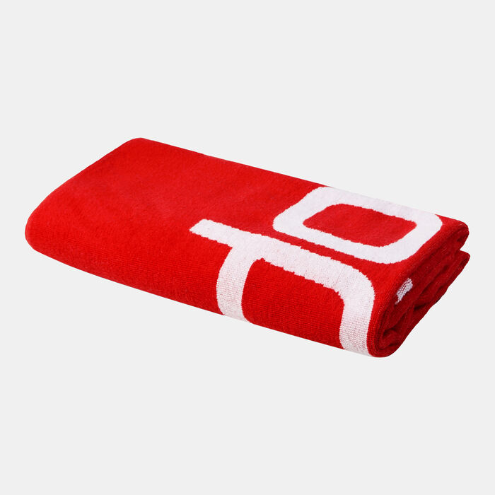Speedo Logo Beach Towel Red Speedo Logo Beach Towel Red image number 2