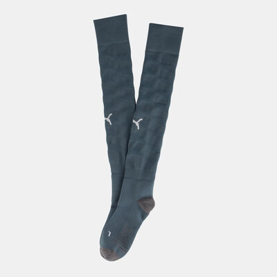 PUMA Men's Al Hilal Replica Over-The-Calf Football Socks Grey PUMA Men's Al Hilal Replica Over-The-Calf Football Socks Grey