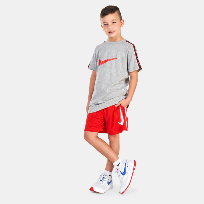 Nike Kids' Multi Dri-FIT Graphic Training Shorts Red image number 2