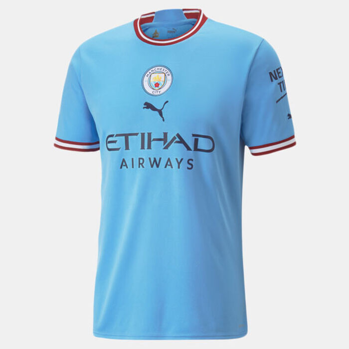PUMA Men's Manchester City F.C. Home Jersey - 2022/23 Blue image number 0