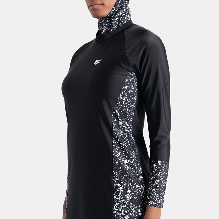 Arena Women's Modesty Swimming Tunic Black image number 4