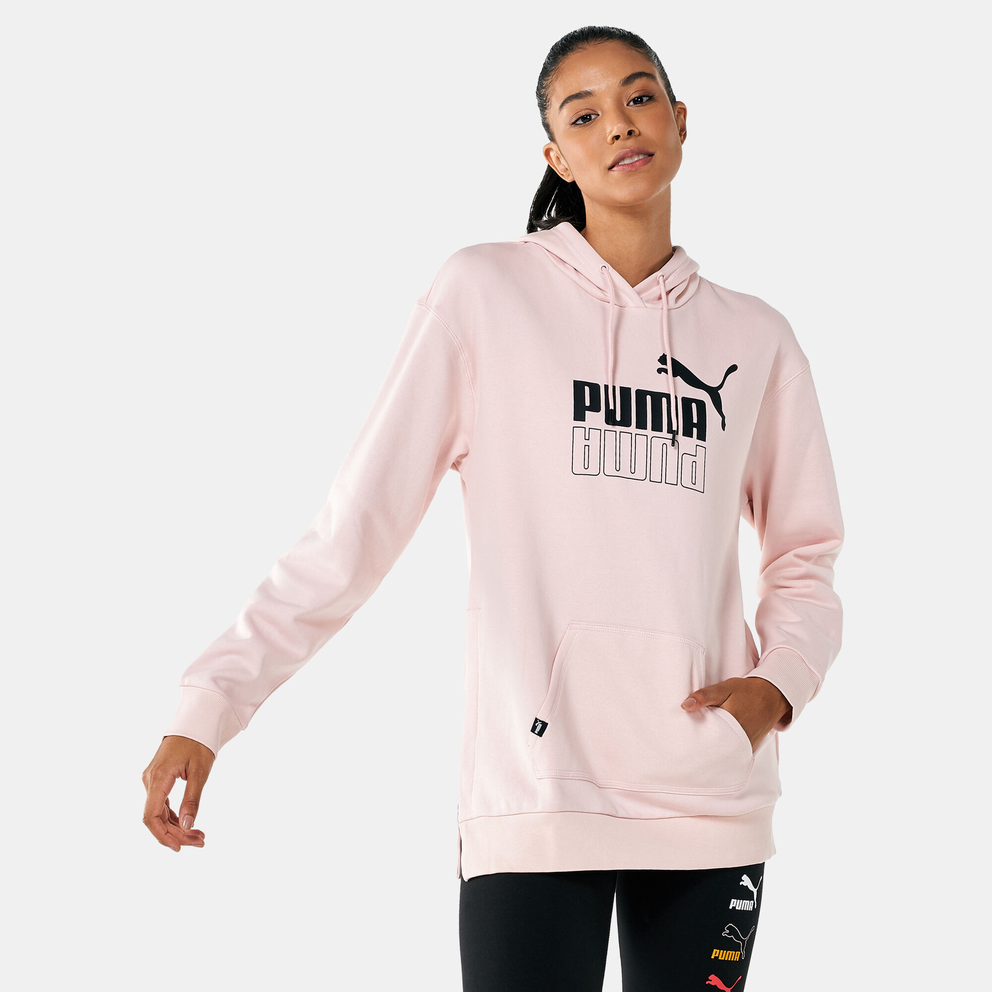 puma elongated hoodie