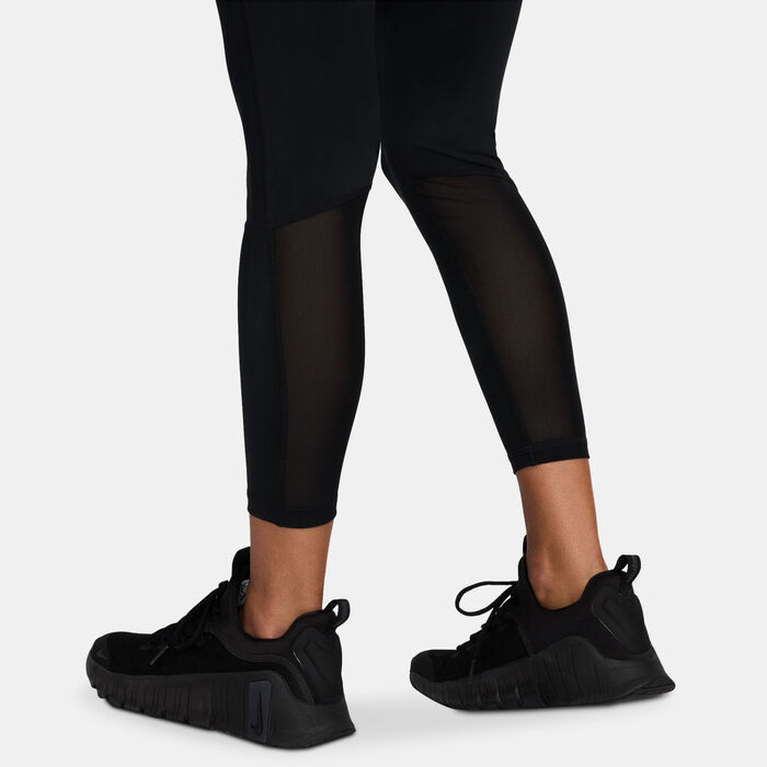 Nike Women's Pro Graphic 7/8 Leggings Black image number 4
