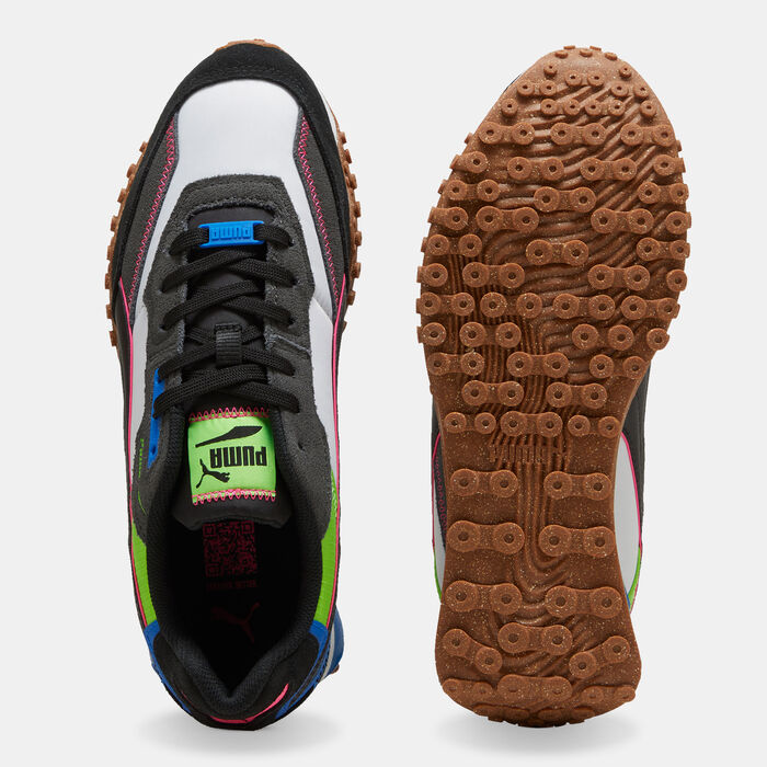 PUMA Men's Blktop Rider Vibrant Shoes Grey image number 3