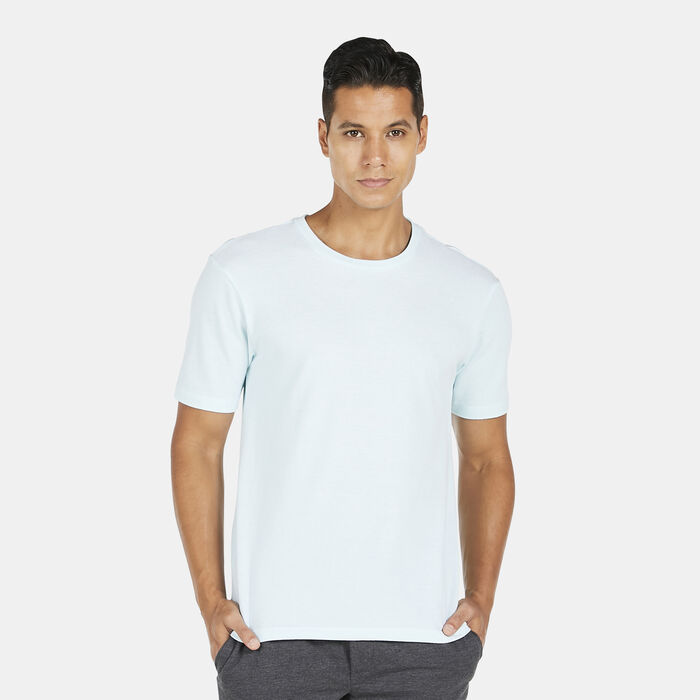 Sun and Sand Sports Men's Jacquard T-Shirt Blue Sun and Sand Sports Men's Jacquard T-Shirt Blue image number 0