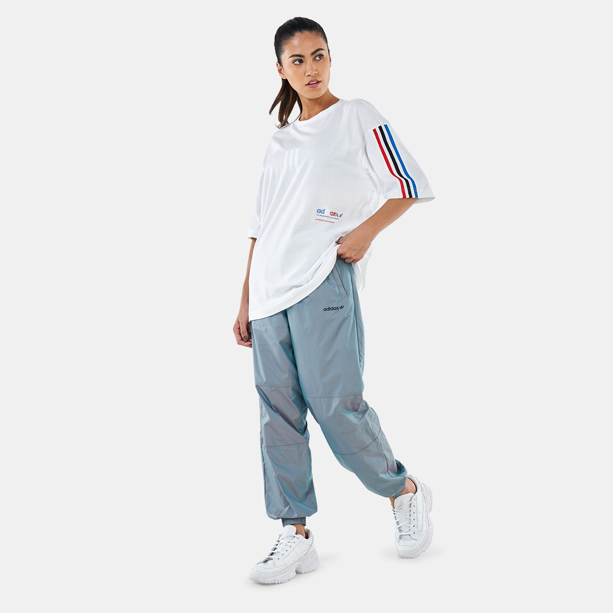 Women's adidas clearance trefoil pants