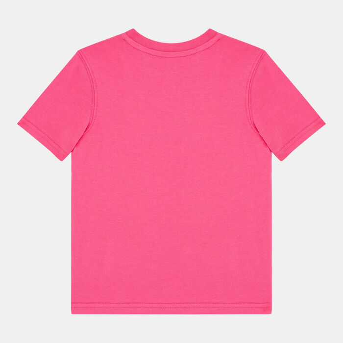 New Balance Kids' Jersey Stacked Logo T-Shirt Pink image number 1