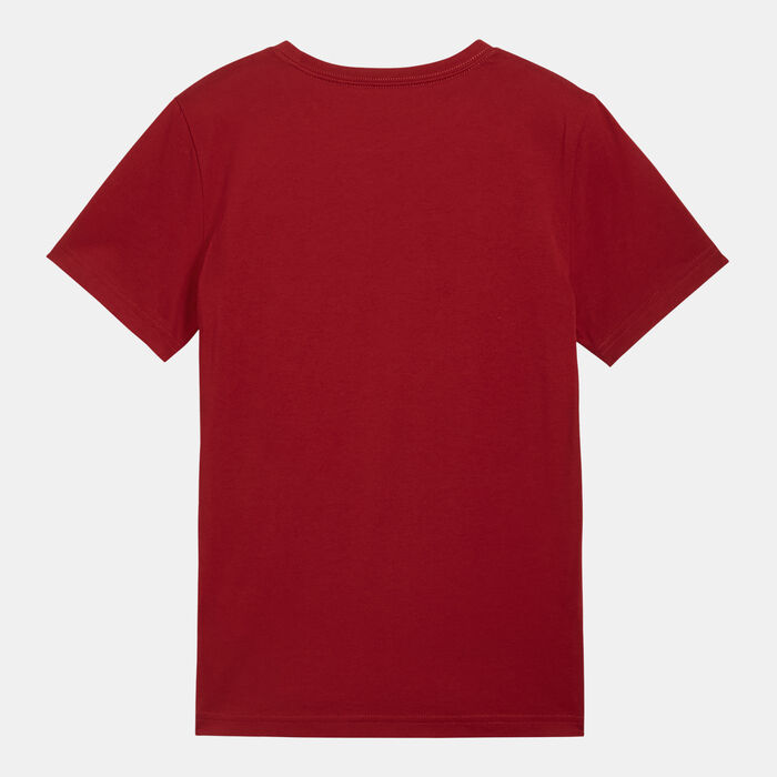 PUMA Kids' Essentials+ Two Tone Logo T-Shirt Red PUMA Kids' Essentials+ Two Tone Logo T-Shirt Red image number 1