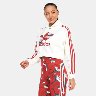 adidas Originals Women's Thebe Magugu Hoodie Beige