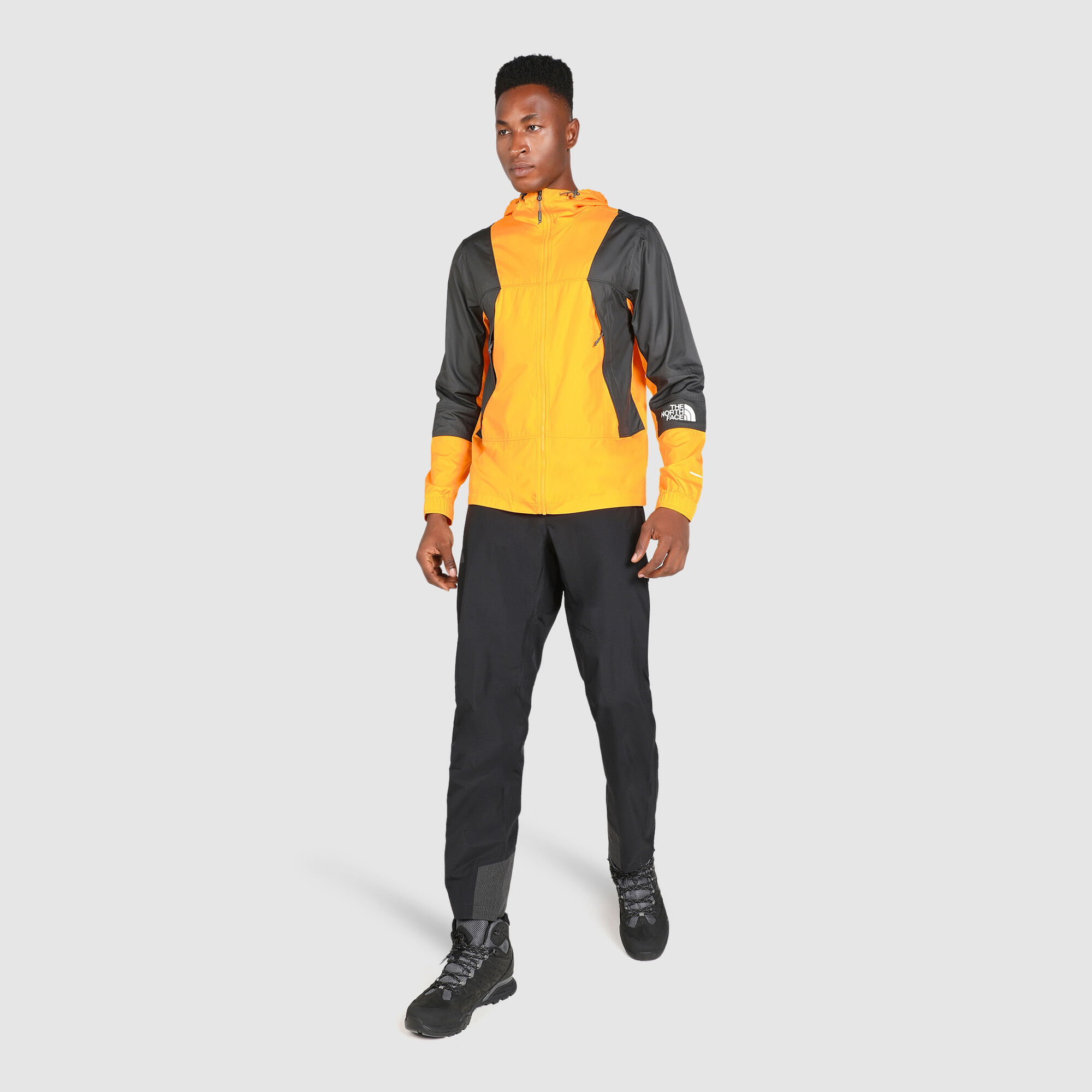 The north face light sales windshell jacket