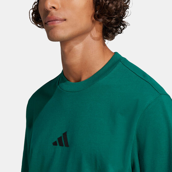 adidas Men's Essentials T-Shirt Green adidas Men's Essentials T-Shirt Green image number 4