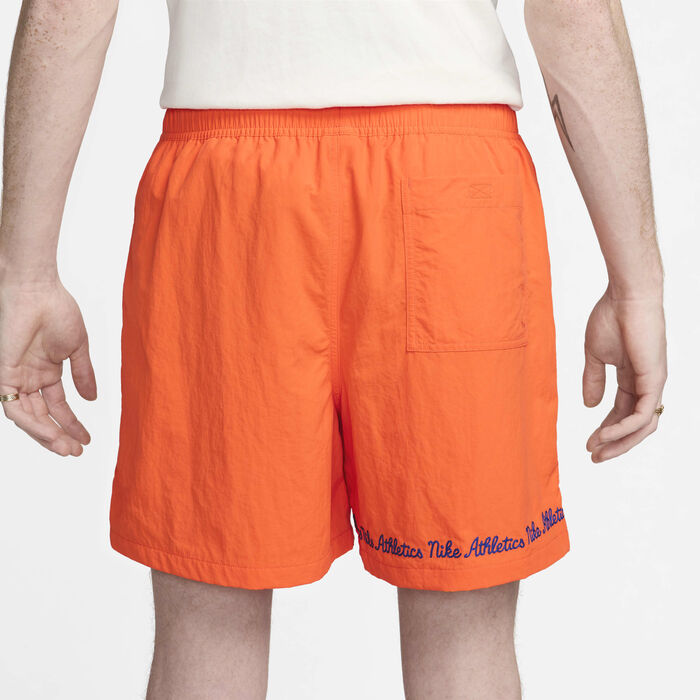 Nike Men's Club Fleece Flow Shorts Orange Nike Men's Club Fleece Flow Shorts Orange image number 2